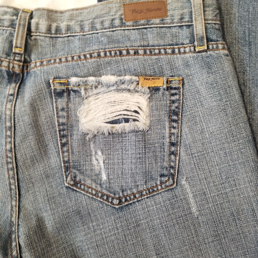 Ladies distressed Jeans size 15 Truck jeans - Picture 7 of 7